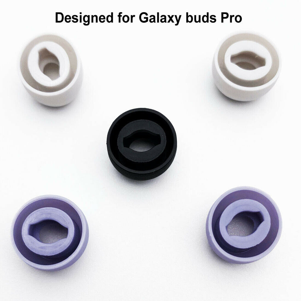 Coolmanloveit 3Pairs Soft Silicone Ear Tips for Samsung Galaxy Buds Pro Earbuds Eartips L/M/S