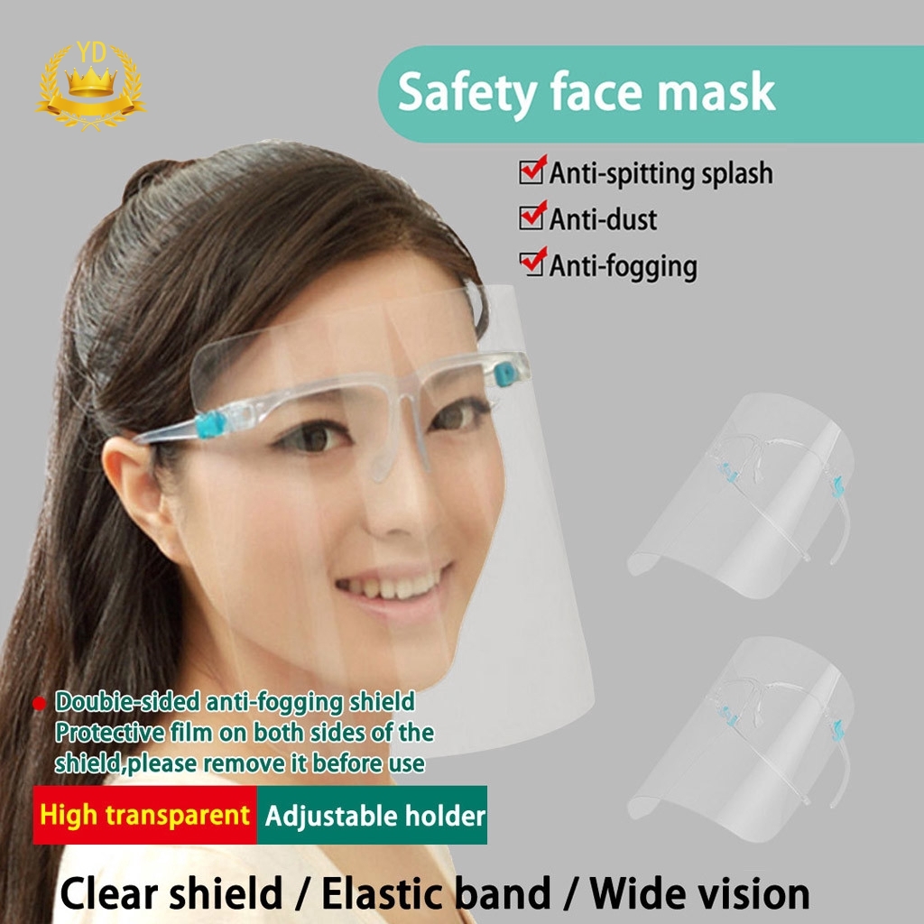 Ready Stock Protect Face Cover Transparent Face Shield HOMP