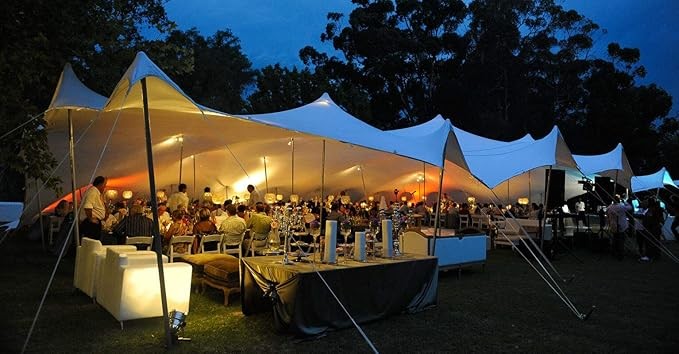 Waterproof Commercial Wedding Event Stage Patio Yard Lawn Bedouin Stretch Tent (Size: 40x32x15ft.)