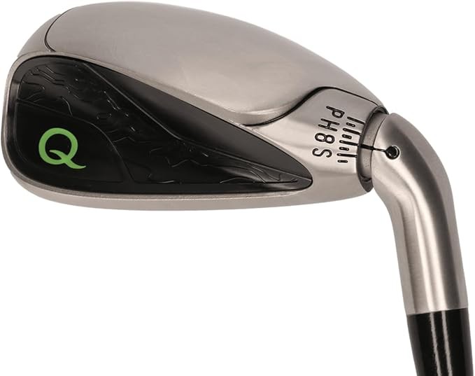 Q Gen 2 Adjustable Golf Club (Graphite) - Durable 2-Part Travel Shaft - 8 Settings from 4° Putter to 60° Lob Wedge - Men & Women - Right-Handed