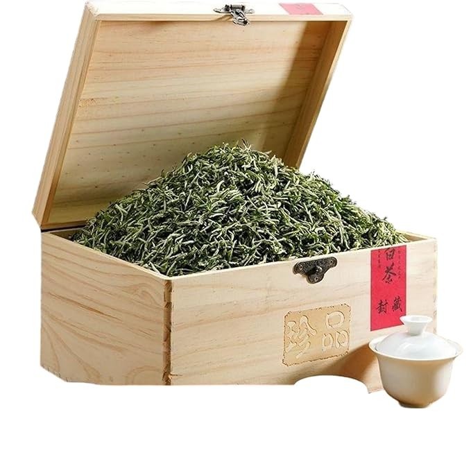 Chinese Natural Herbal Tea for Men Women - 1887 - 春茶2021新茶叶福鼎白茶明前头采特级磻溪银针白牡丹王老白茶500g