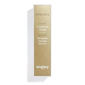 Sisley Paris Supremya Nighttime Anti-Aging Skincare - 50ml - Lightweight Cream - Helps Reduce Wrinkles - All Skin Types - Non-comedogenic